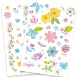 Tatouages pailletés enfant Belle des champs - Djeco