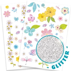 Tatouages pailletés enfant Belle des champs - Djeco