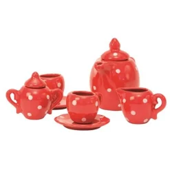 Valise dînette à pois La Grande Famille - Moulin Roty