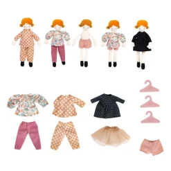 Valise et poupée La petite penderie Les Parisiennes - Moulin Roty