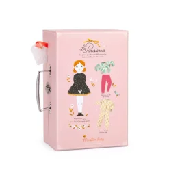 Valise et poupée La petite penderie Les Parisiennes - Moulin Roty