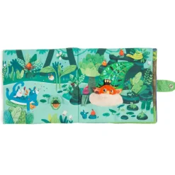 Grand livre tissu d'activités Dans la jungle - Moulin Roty