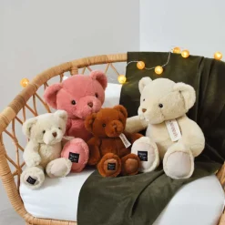 Peluche Ours rose 40 cm - Histoire d'Ours