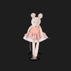 Petite peluche souris rose La petite école de danse - Moulin Roty