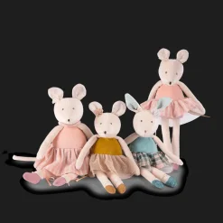 Petite peluche souris rose La petite école de danse - Moulin Roty
