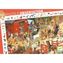 Puzzle d'observation équitation - Djeco