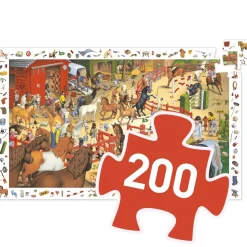 Puzzle d'observation équitation - Djeco